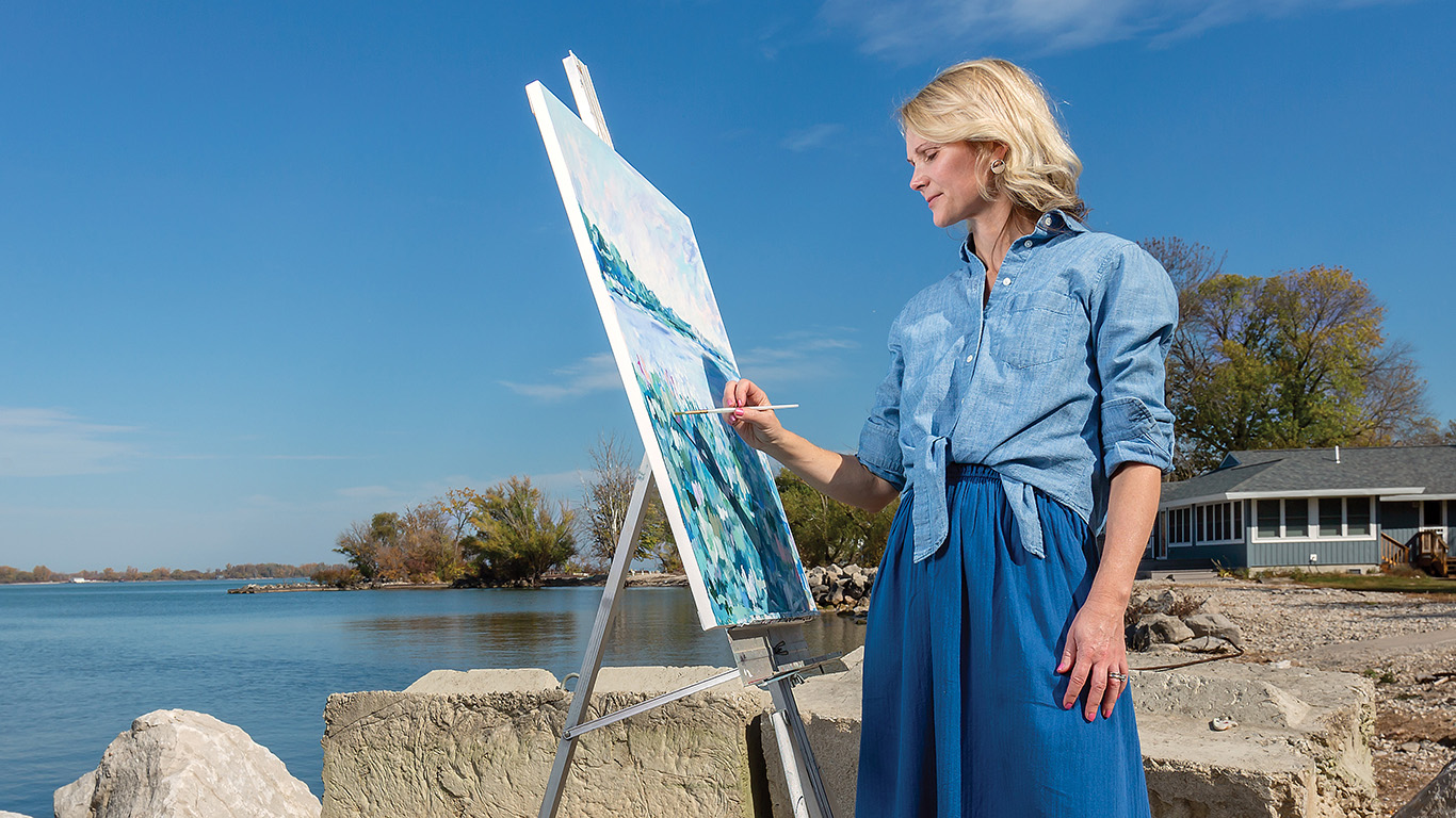 Meet Michelle Brunner A Lake Erie Painter Inspired by Middle