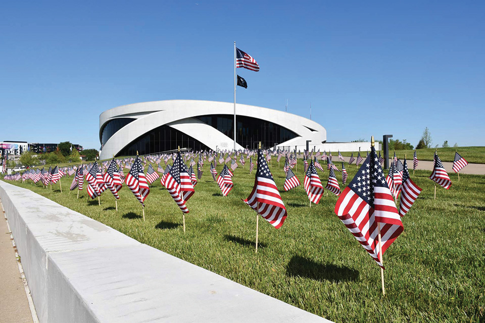 Exterior of the National Veterans Memorial and Museum (photo courtesy of National Veterans Memorial and Museum)