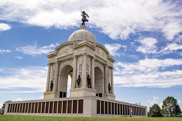 Memorial at Gettysburg National Military Park in Gettysburg, Pennsylvania (photo courtesy of National Park Service)