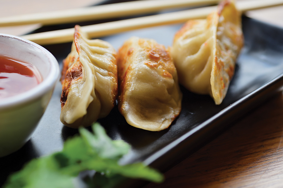 Potstickers on a Plate (photo by Istock)