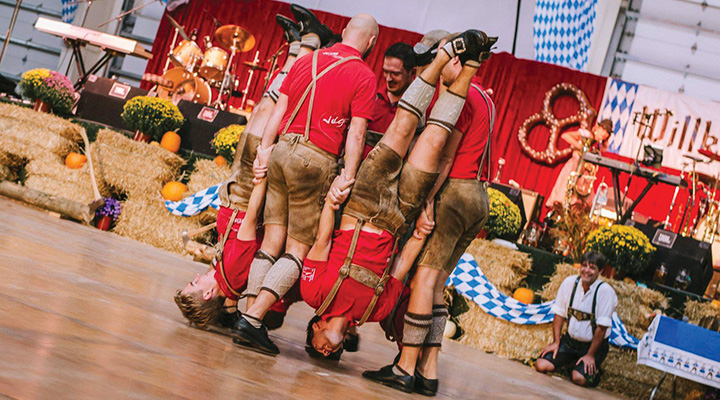 German folk dancers at Frankenmuth Oktoberfest in Frankenmuth, Michigan (photo courtesy of Frankenmuth Oktoberfest)