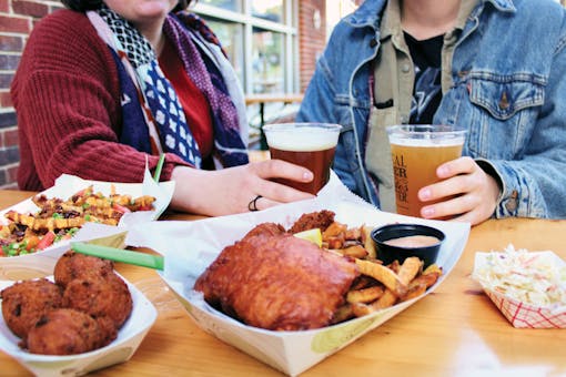 Smithtown Seafood At West Sixth Brewing in Lexington, Kentucky (photo courtesy of destination)