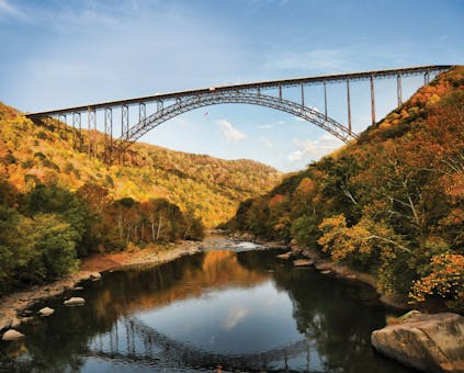 New River Gorge Bridge Walk in Lansing, West Virginia (photo courtesy of destination)