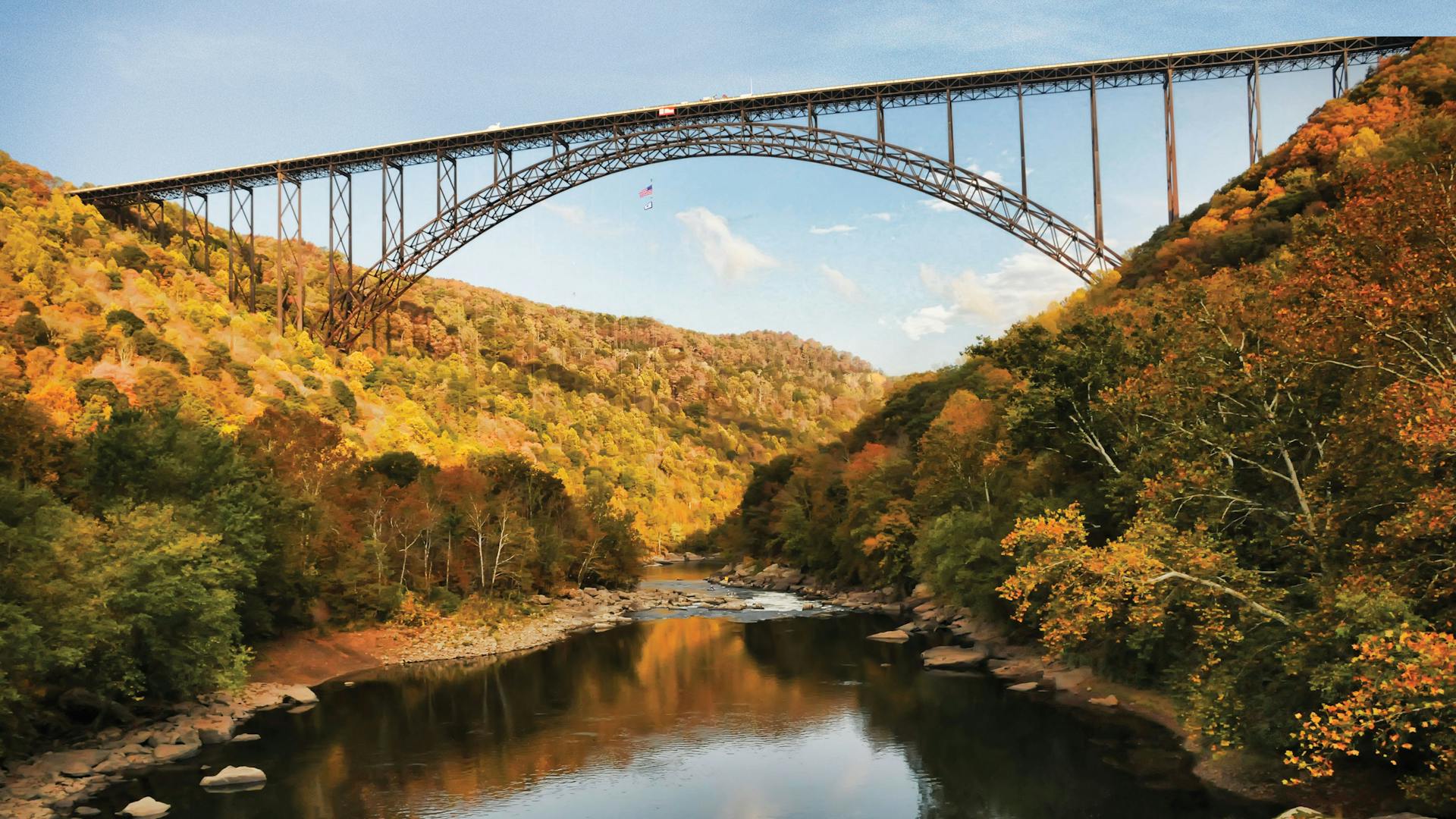 New River Gorge Bridge Walk in Lansing, West Virginia (photo courtesy of destination)