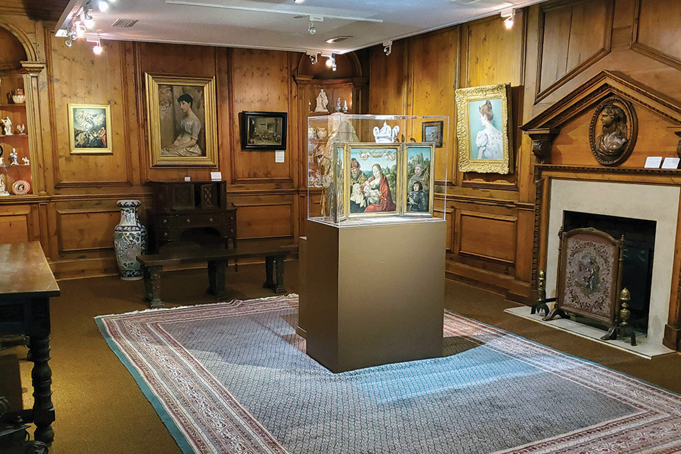 Artwork in the Ayers Gallery at Zanesville Museum of Art (photo courtesy of Zanesville Museum of Art)