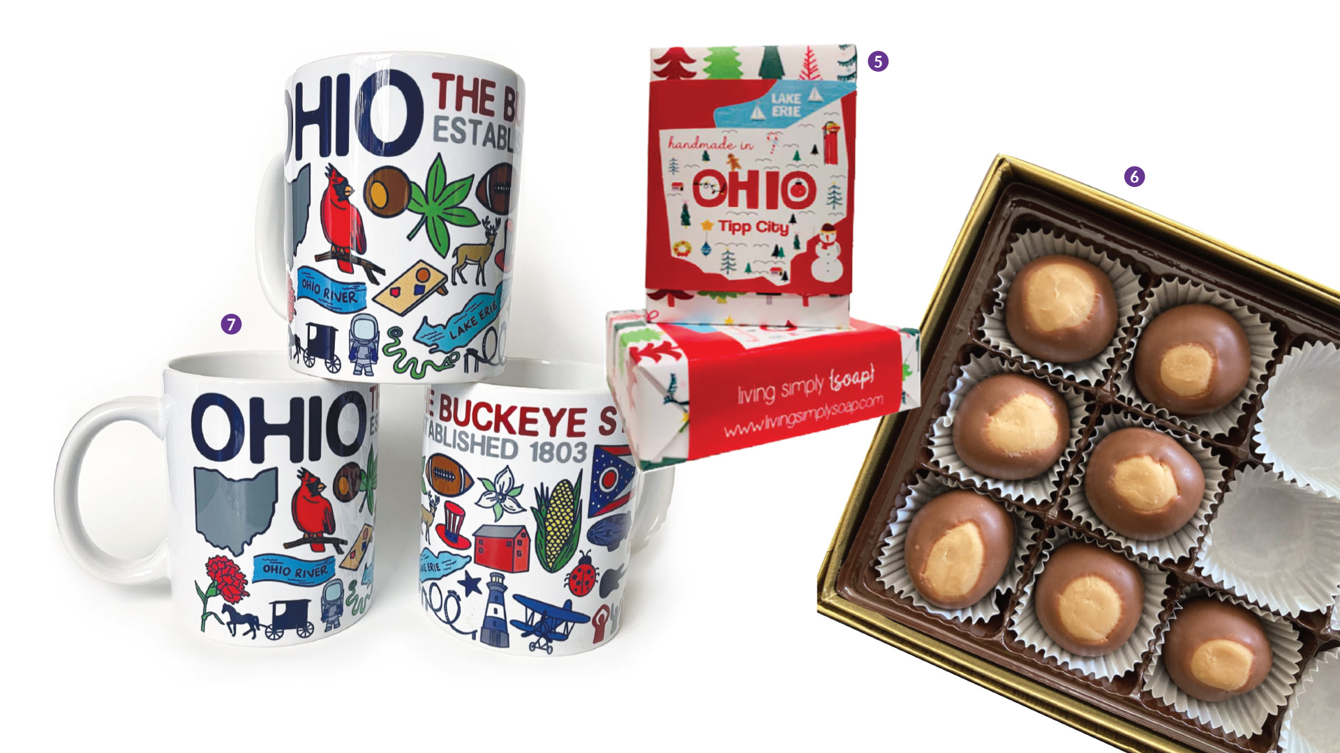 Ohio-themed meeting gifts 5-7 (photos courtesy of businesses listed and Rachael Jirousek)