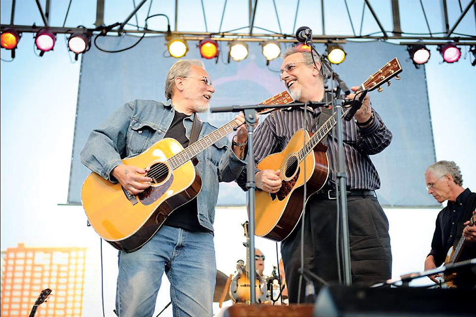 Performers onstage at Fur Peace Ranch