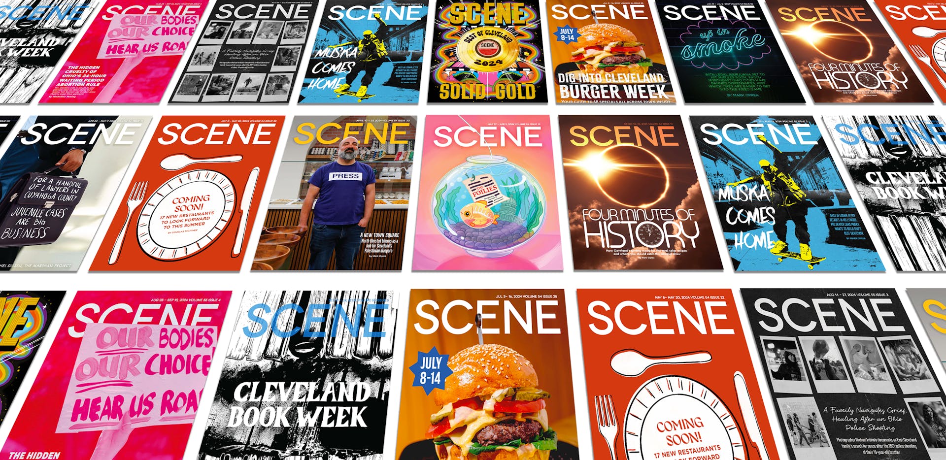 SCENE Magazine covers