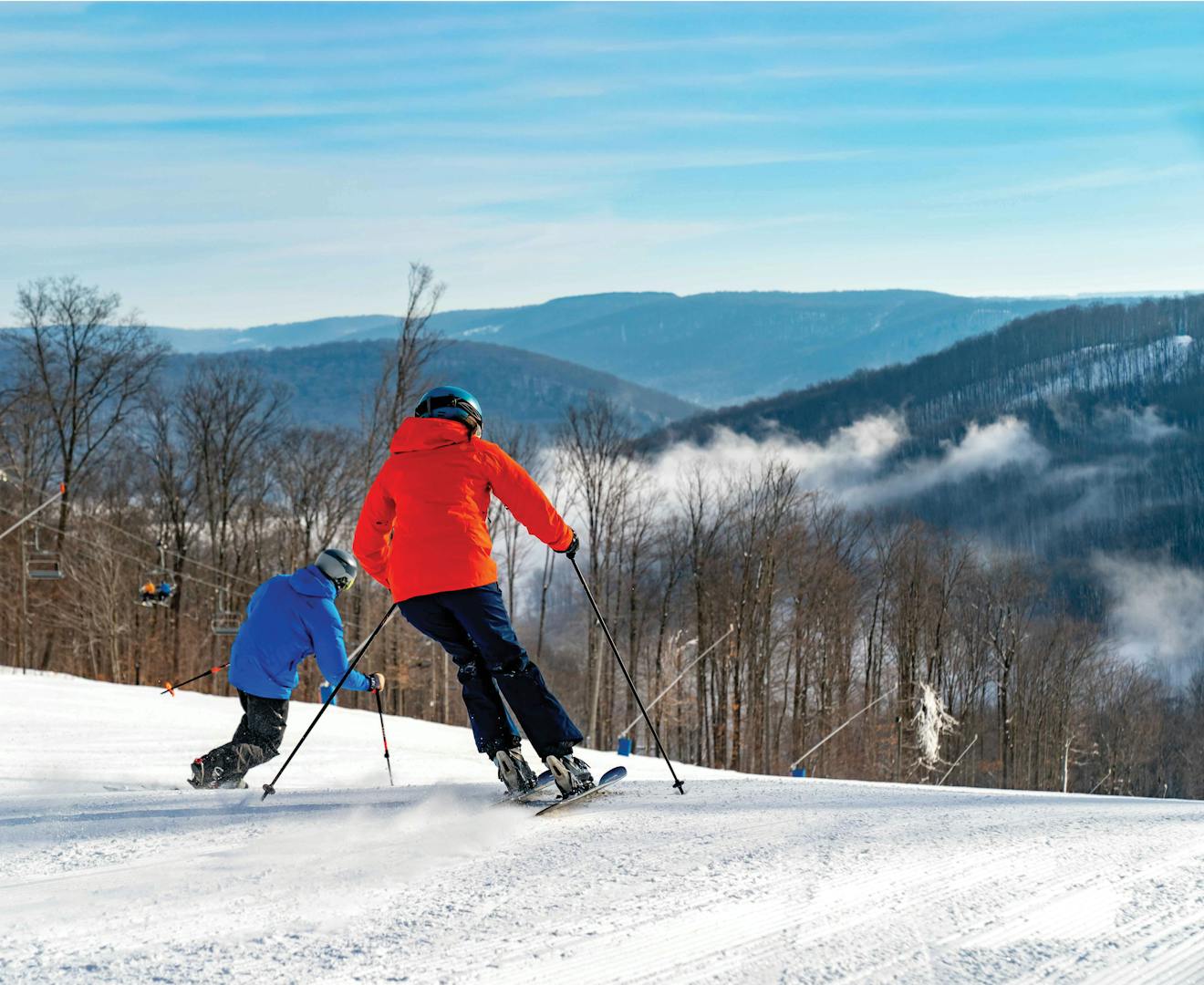 Skiing at Holiday Valley in Ellicottville, New York (photo courtesy of destination)
