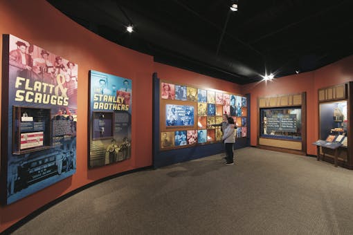 A gallery at the Bluegrass Music Hall of Fame and Museum in Owensboro, Kentucky (photo courtesy of destination)