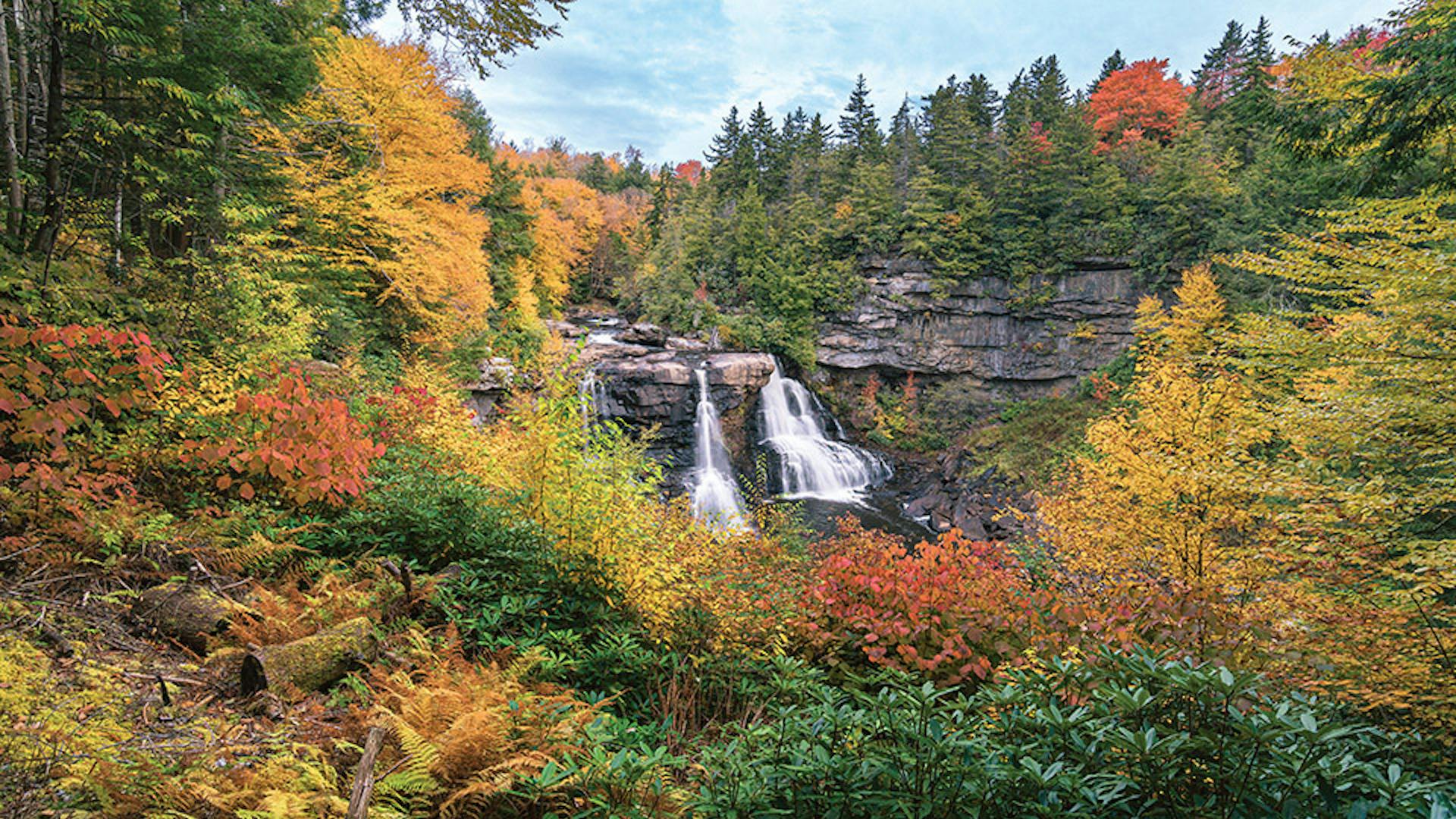 Blackwater Falls in Davis, West Virginia (photo courtesy of Canaan Valley Resort & Conference Center)