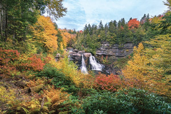 Blackwater Falls in Davis, West Virginia (photo courtesy of Canaan Valley Resort & Conference Center)