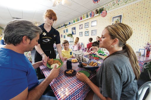 The Mayberry Cafe in Danville, Indiana (photo courtesy of Visit Hendricks County)