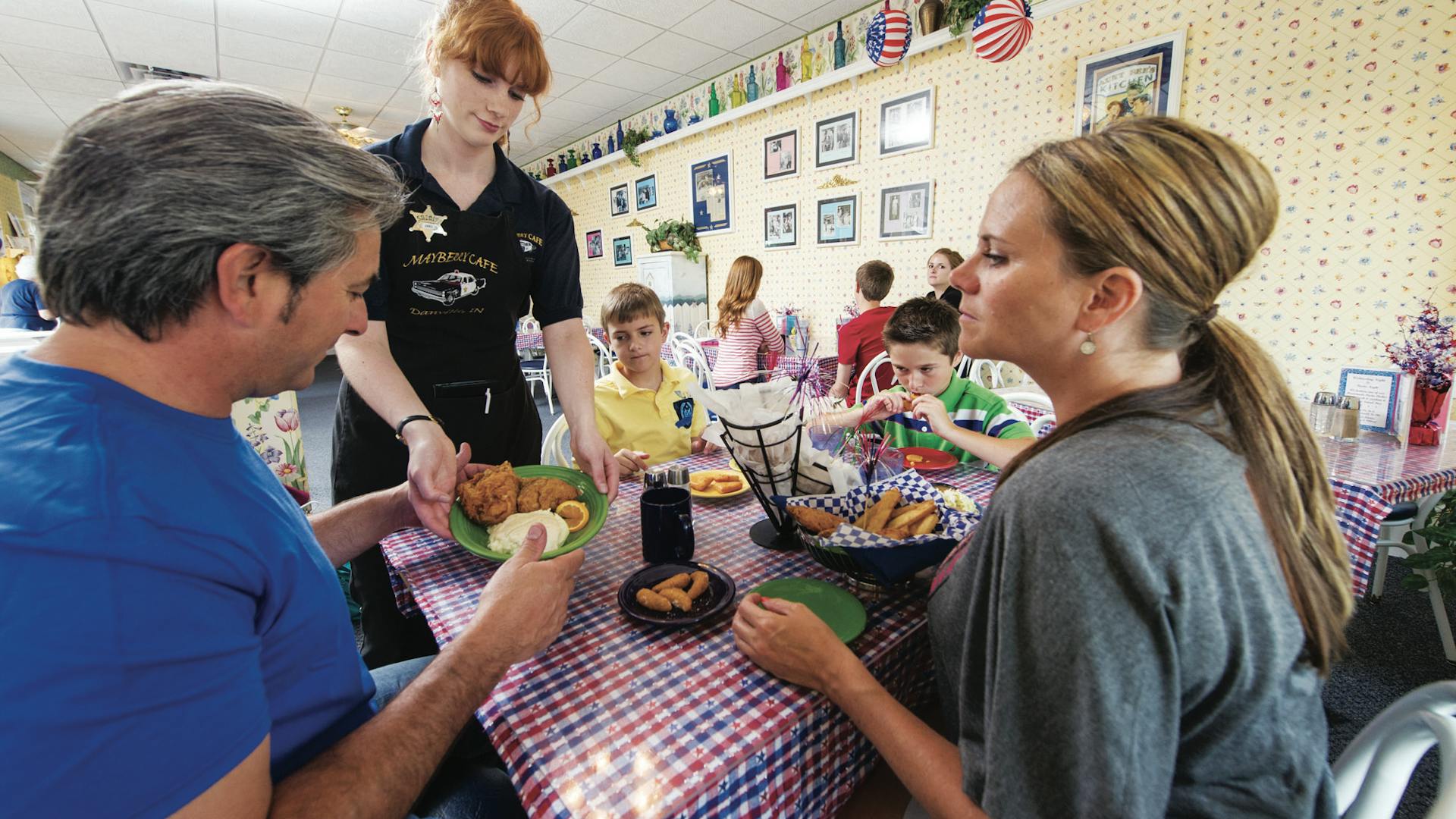 The Mayberry Cafe in Danville, Indiana (photo courtesy of Visit Hendricks County)